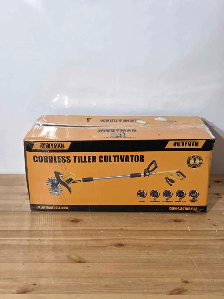 Alloyman 20V Cordless Garden Tiller Cultivator - photo 4