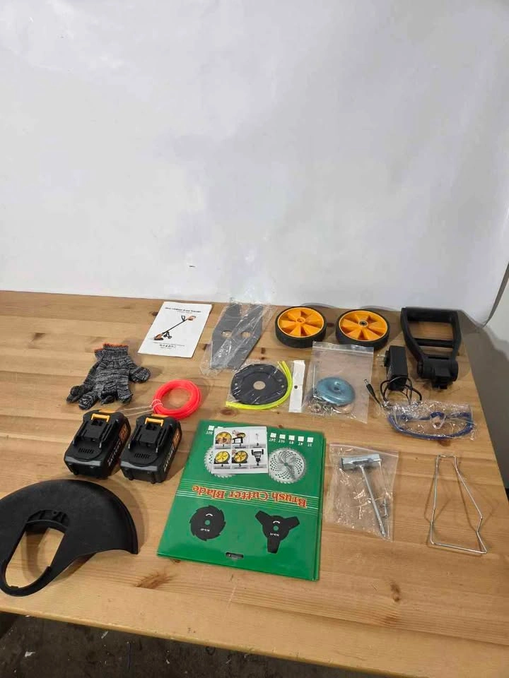 Cordless Brushless Weed Wacker with Wheel - photo 2