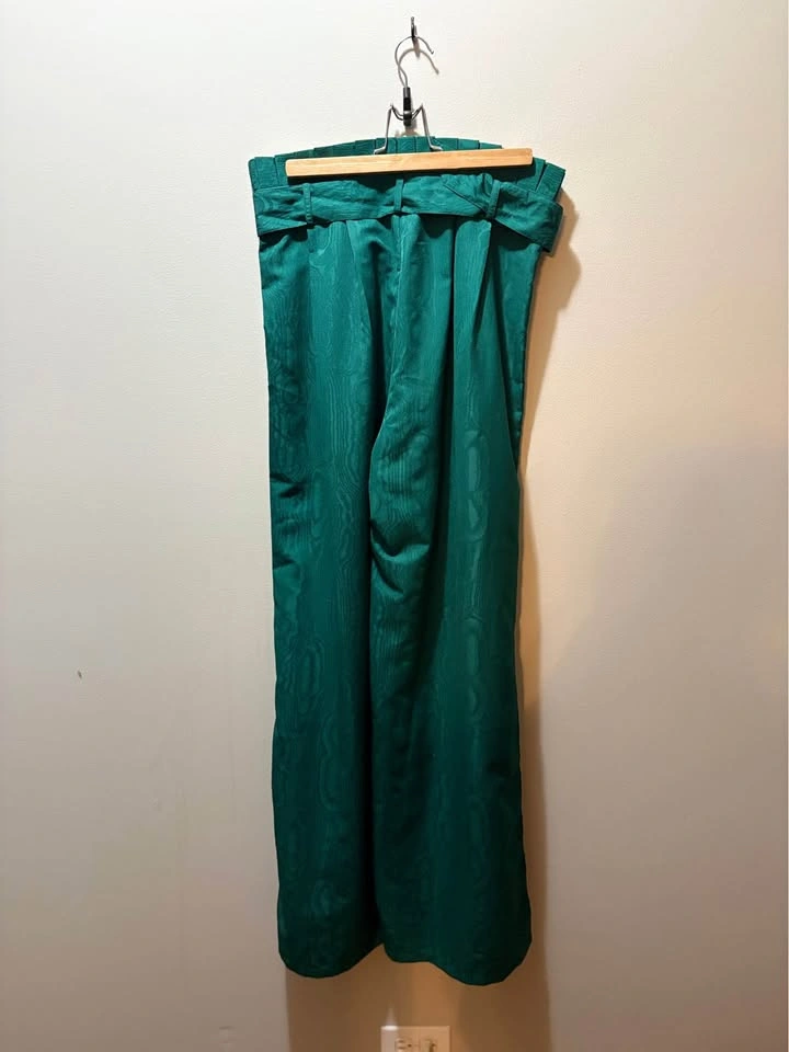 LaPorte Flowy Slit Leg Pants with Belt - photo 2