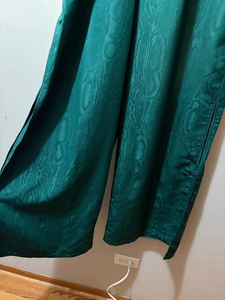 LaPorte Flowy Slit Leg Pants with Belt - photo 4