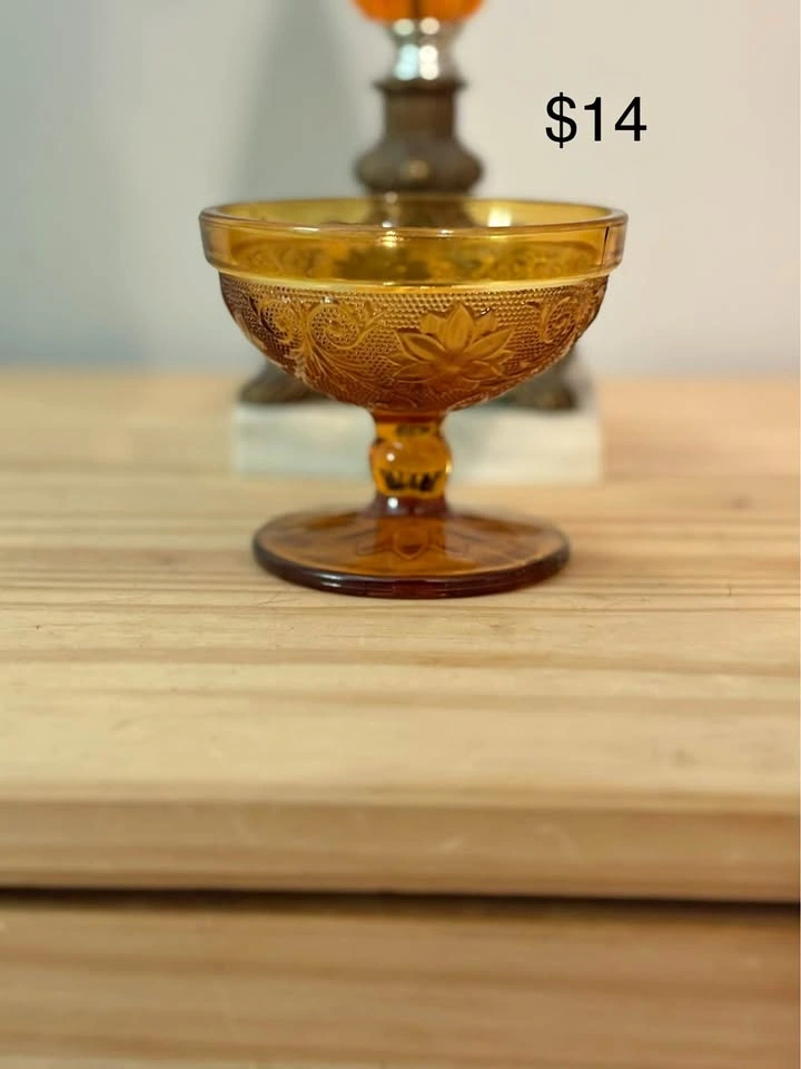 Vintage Indiana Glass Champaign/Sorbet Dish