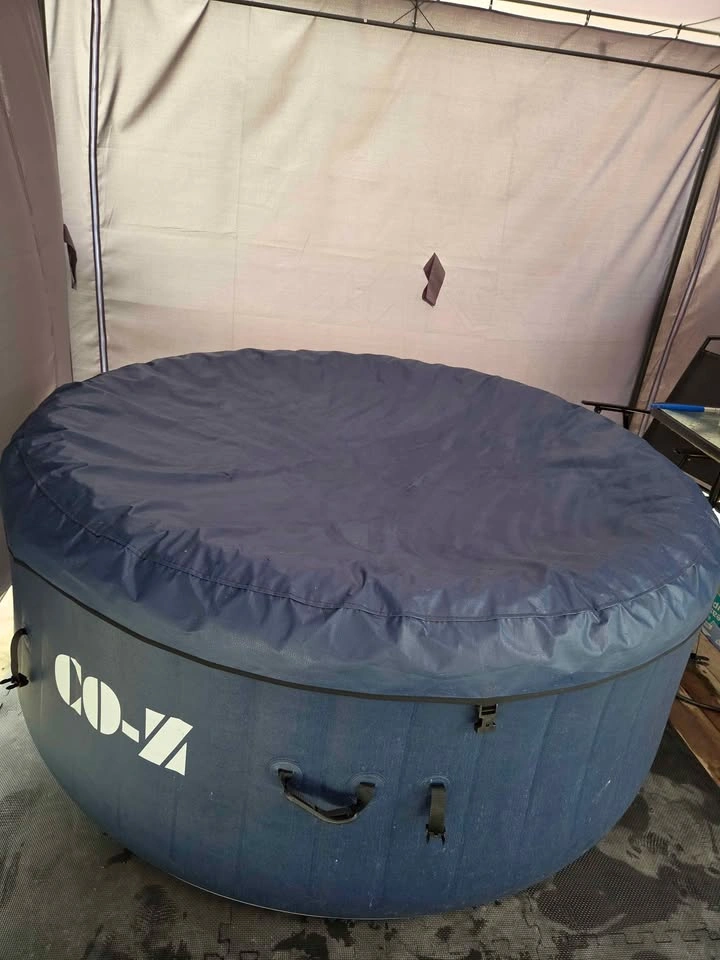 COZ Inflatable Hot Tub with Canopy, Lights, and Accessories - photo 2