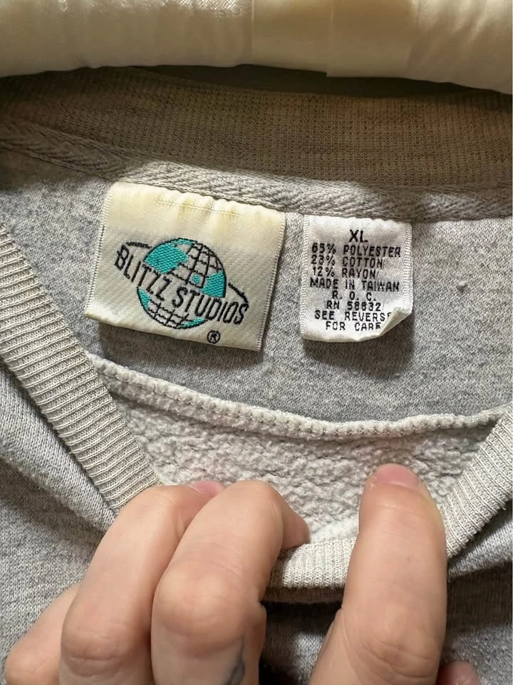Vintage Flintstones Cropped Sweatshirt - photo 4
