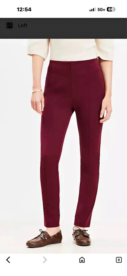 Straight-leg pants, M size