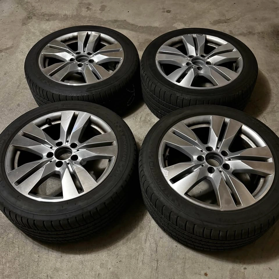 4 x 245/45/R17 Rims + Michelin all season tires + FREE Bags&Caps