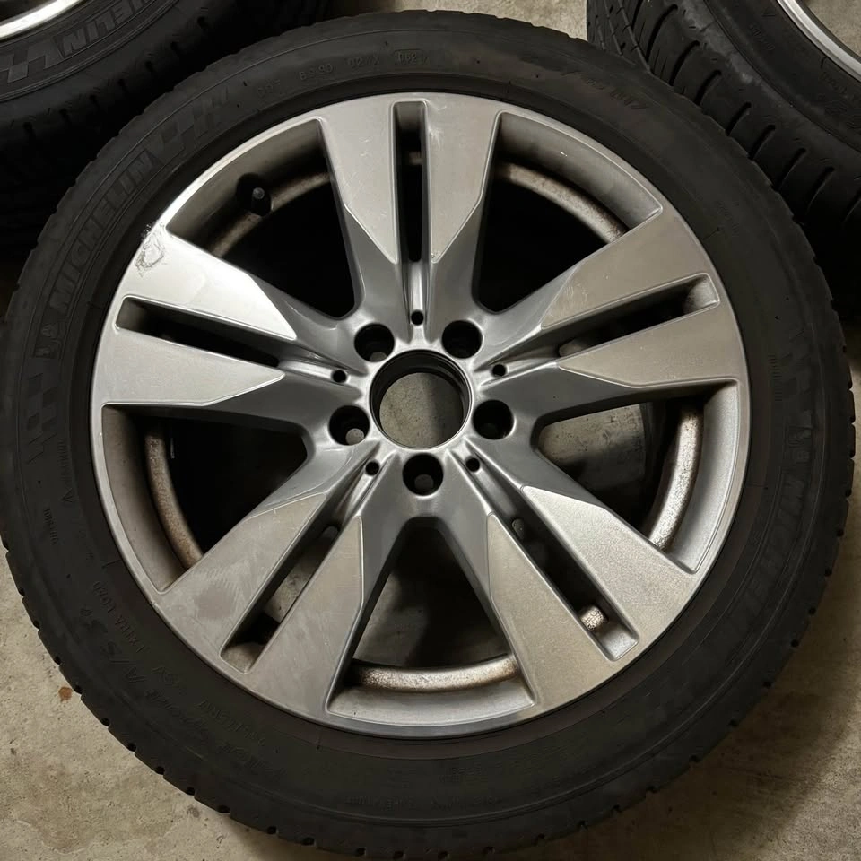 4 x 245/45/R17 Rims + Michelin all season tires + FREE Bags&Caps - photo 5