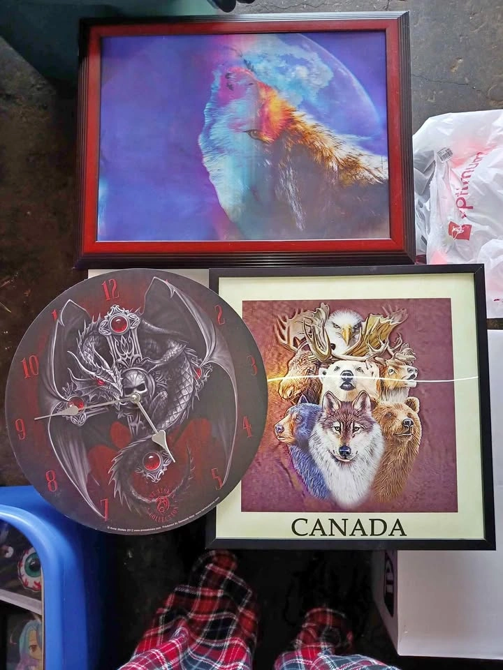 Various artworks and collectable