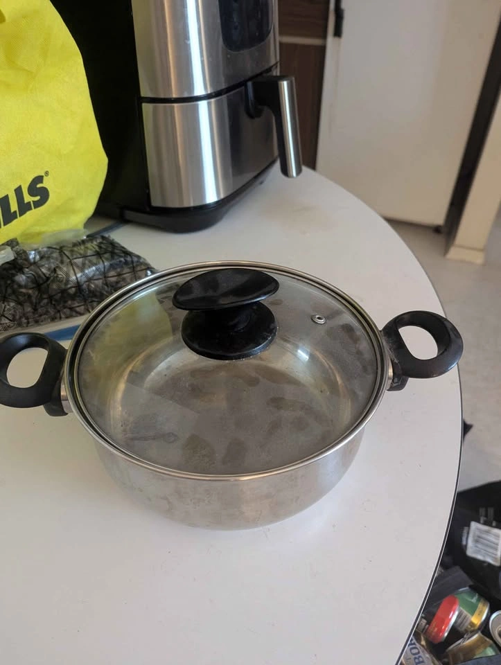 Stainless Steel Pot with Glass Lid - photo 2