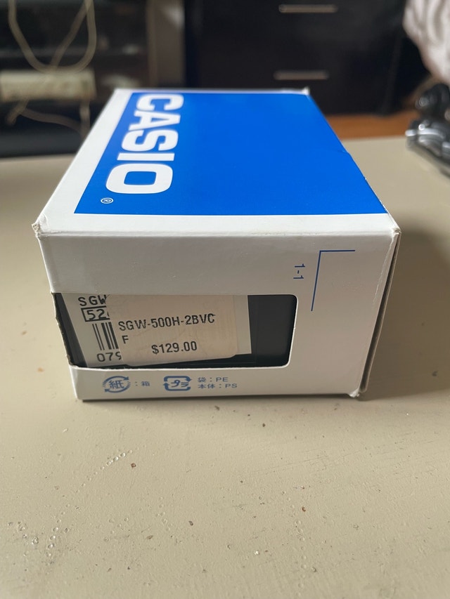 Casio SGW-500H-2BVC