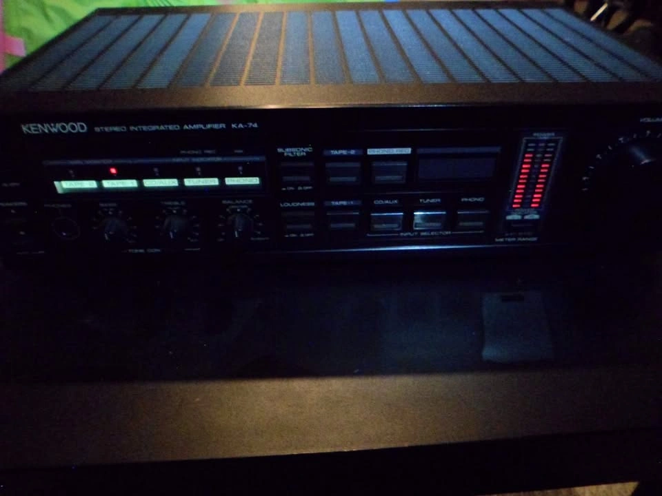 KENWOOD KA-74 INTEGRATED Stereo Amplifier Used, Working - photo 4