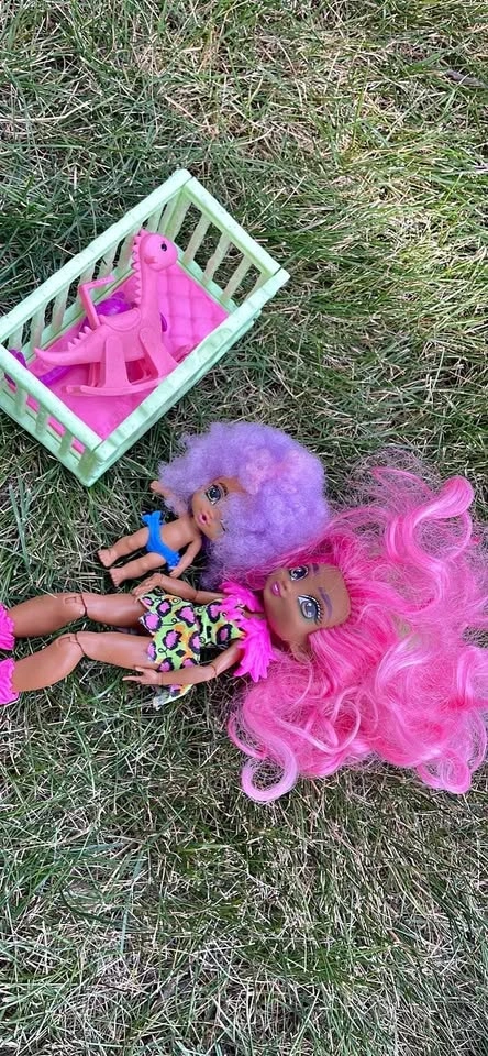 Dolls- Cave girl doll set