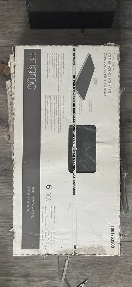 Enigma Trentino Graphite Polished Rectified Porcelain Tile - photo 2