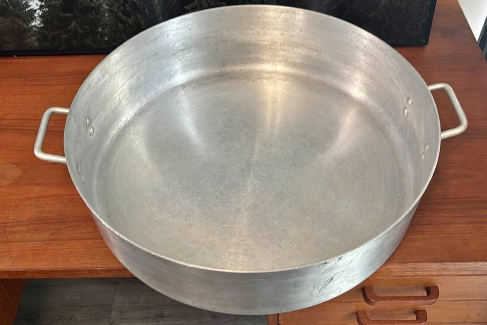 JR 40 Quart Aluminum Brazier Stock Pot