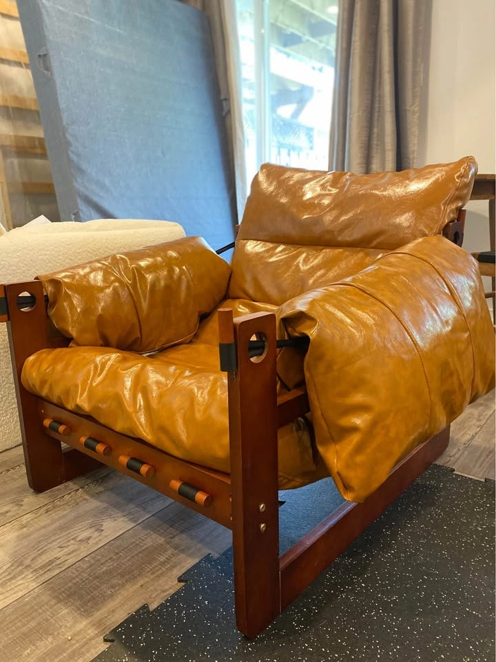 Vintage-Style MCM Lounge Chair | Caramel Tone 🤎 - photo 2