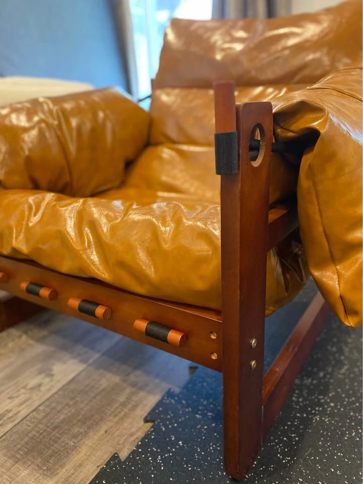 Vintage-Style MCM Lounge Chair | Caramel Tone 🤎 - photo 3