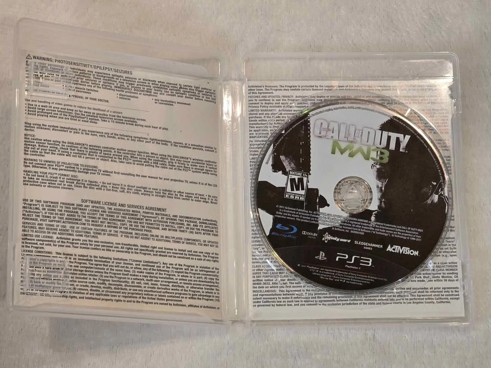 PS3 Call of Duty 4 Game Lot Black Ops MW3 BO3 $25 Firm - photo 3