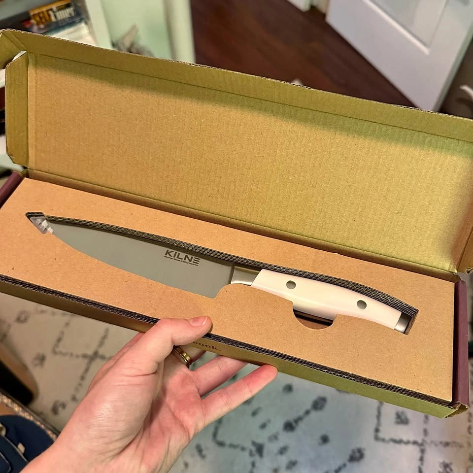 NEW Kilne German Stainless Steel Short Chef/Utility Knife