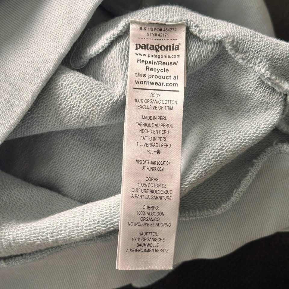 Patagonia Essential Sweatshirt Organic Cotton Top Women’s S - photo 4