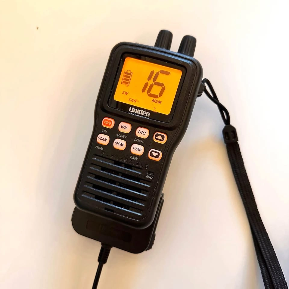 Uniden MHS75 Submersible Waterproof Handheld VHF Radio - photo 2