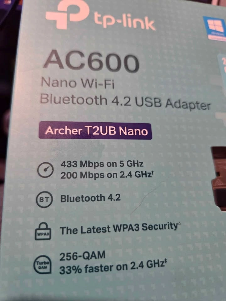 TP-Link Archer T2UB Nano AC600 Wi-Fi Bluetooth 4.2 USB Adapter - photo 3