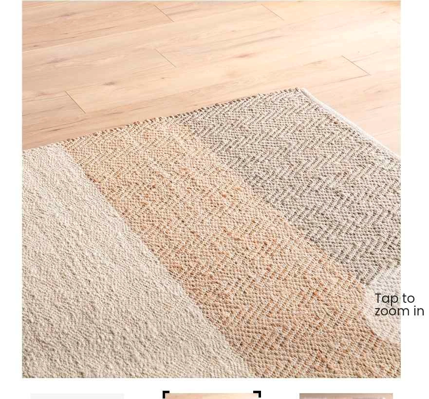 Brand new Endy Hand-Loomed Jute Rug 6'x9' - photo 3