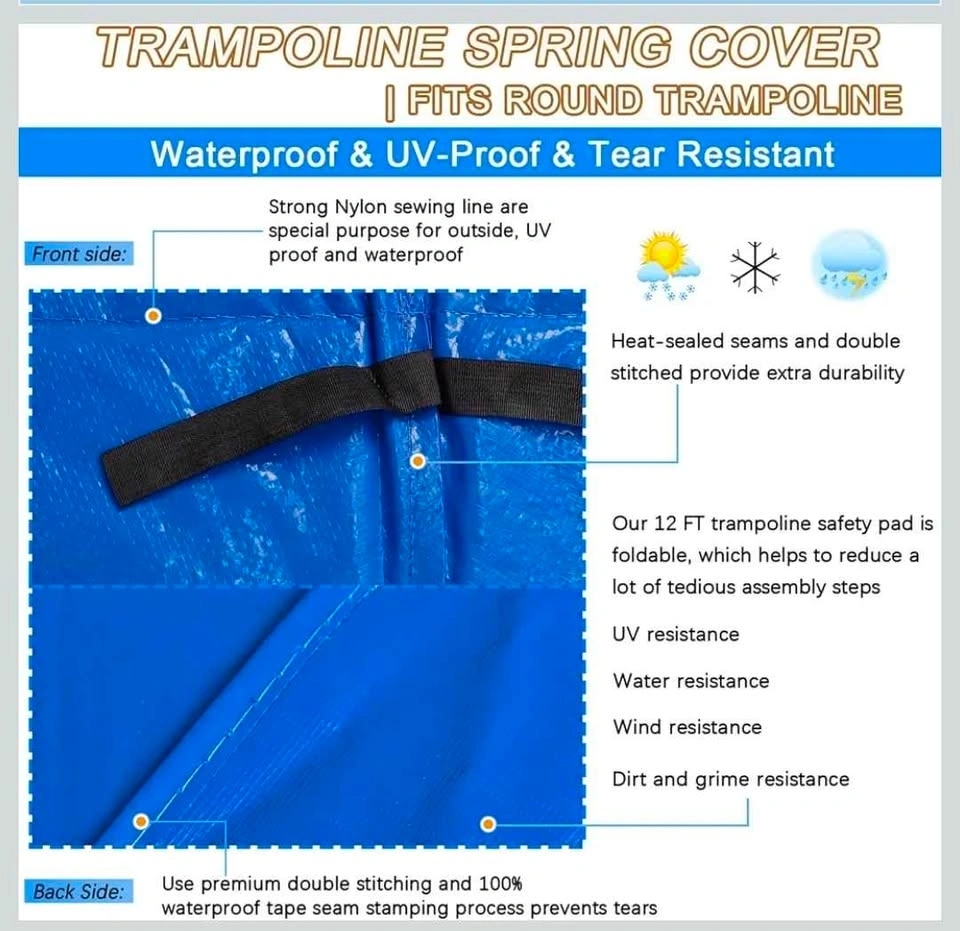 Wadoy Trampoline Safety Pad / Spring Cover (12-14 FT) - photo 4