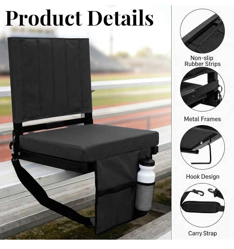 Lilvduybz 2 PCS Stadium Seats for Bleachers Brand new - photo 3