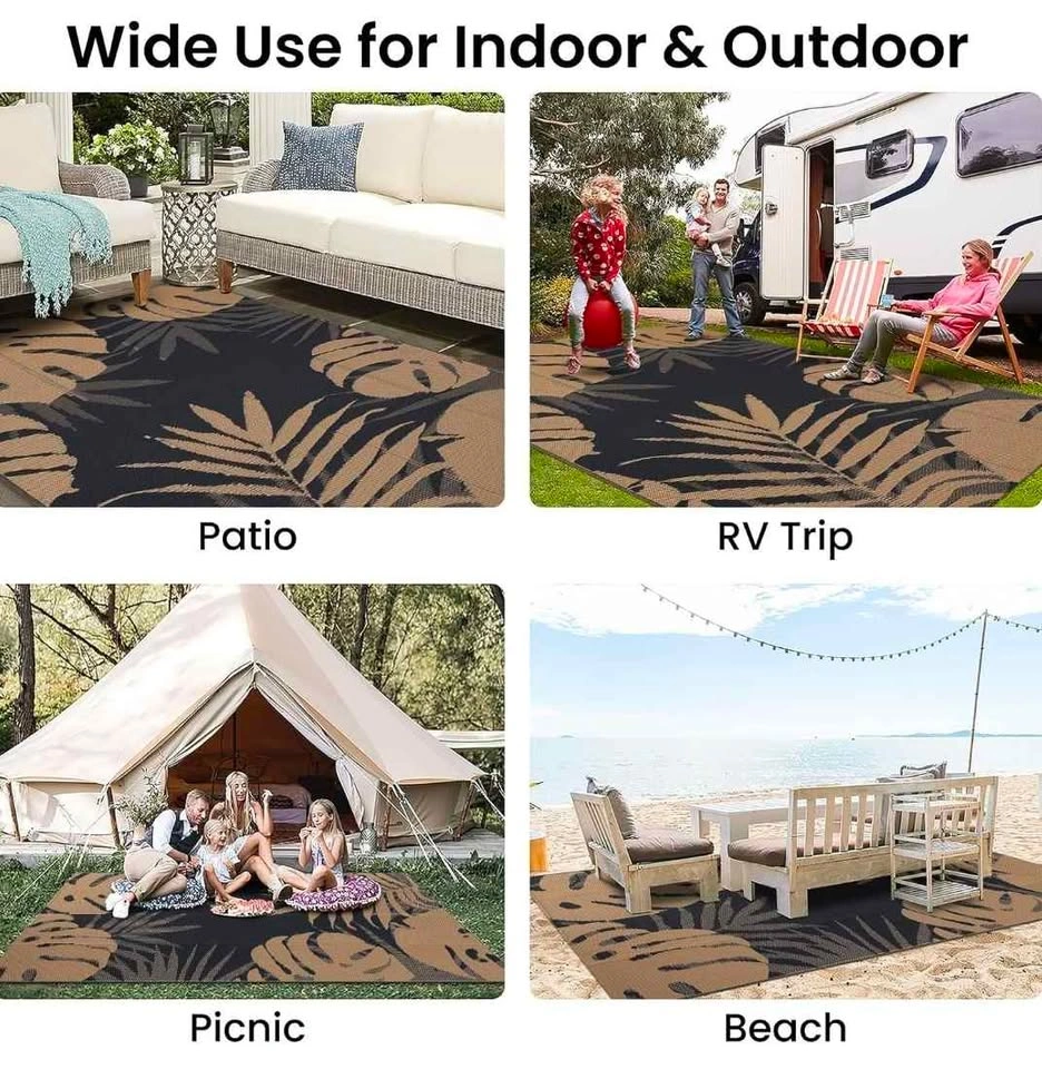 OLANLY Waterproof Outdoor Rug 6'x9' - photo 4
