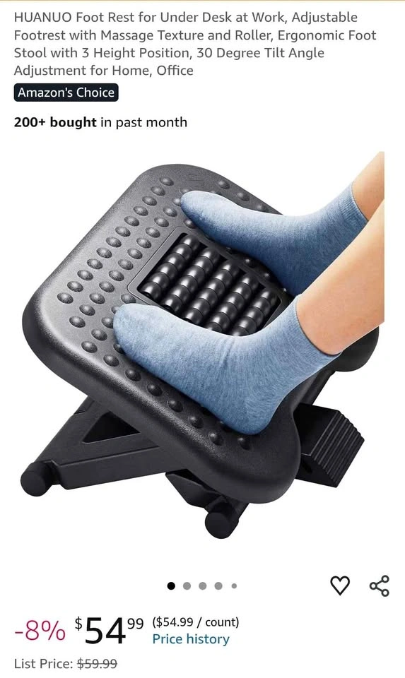Foot Rest for Under Desk - photo 2
