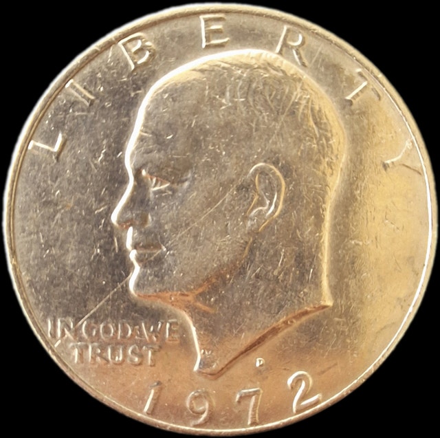 United States 1972 Eisenhower Dollar