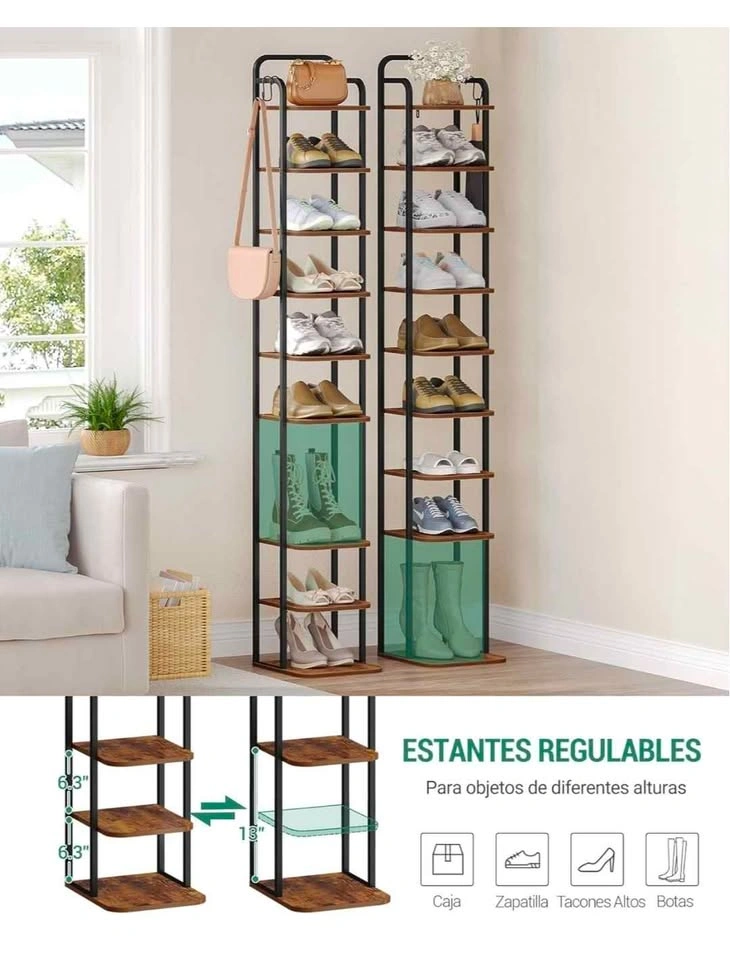 Hzuaneri 10 Tiers Vertical Shoe Rack (Brand new never assembled) - photo 4