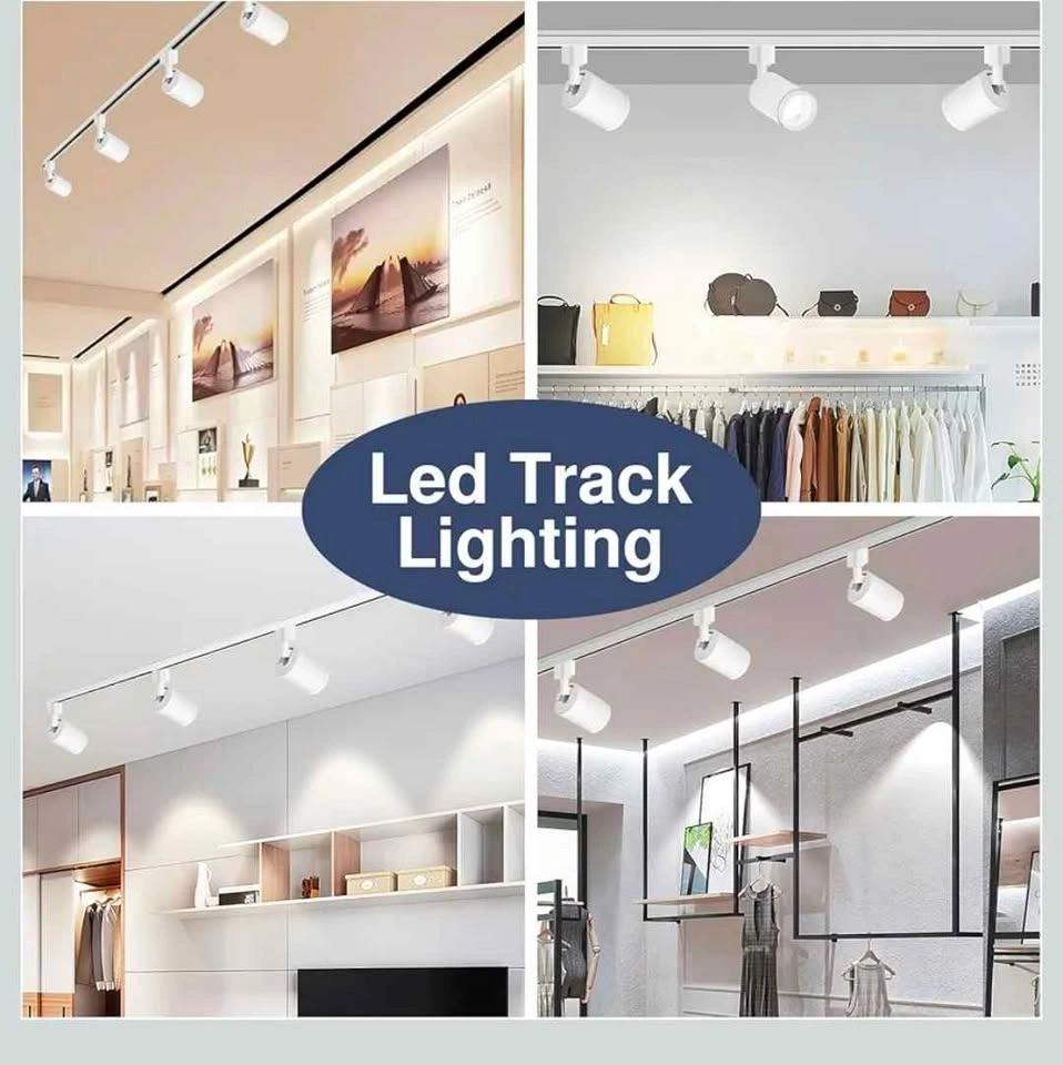 6-Pack White 10W LED L-Type Track Lighting Heads - photo 4