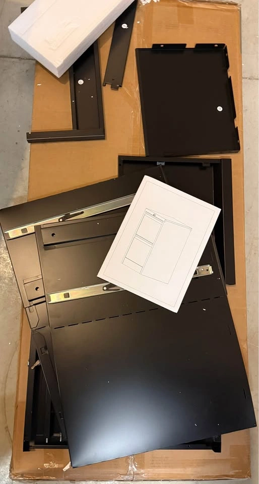 New 2-Drawer Vertical Filing Cabinet / Storage Table - photo 4