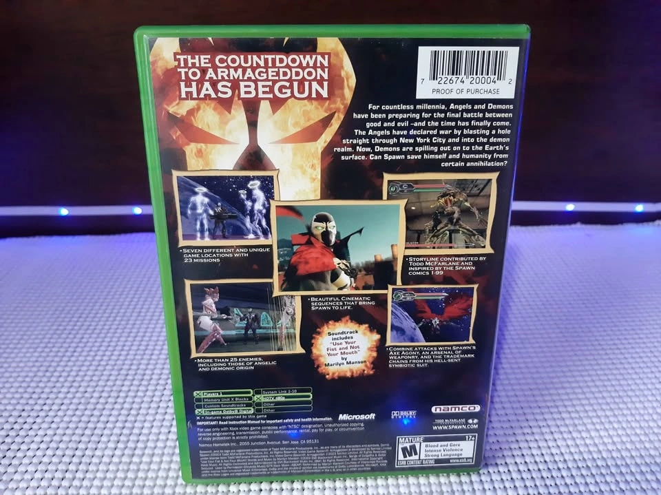Spawn Armageddon Xbox Game Complete in Box - photo 3