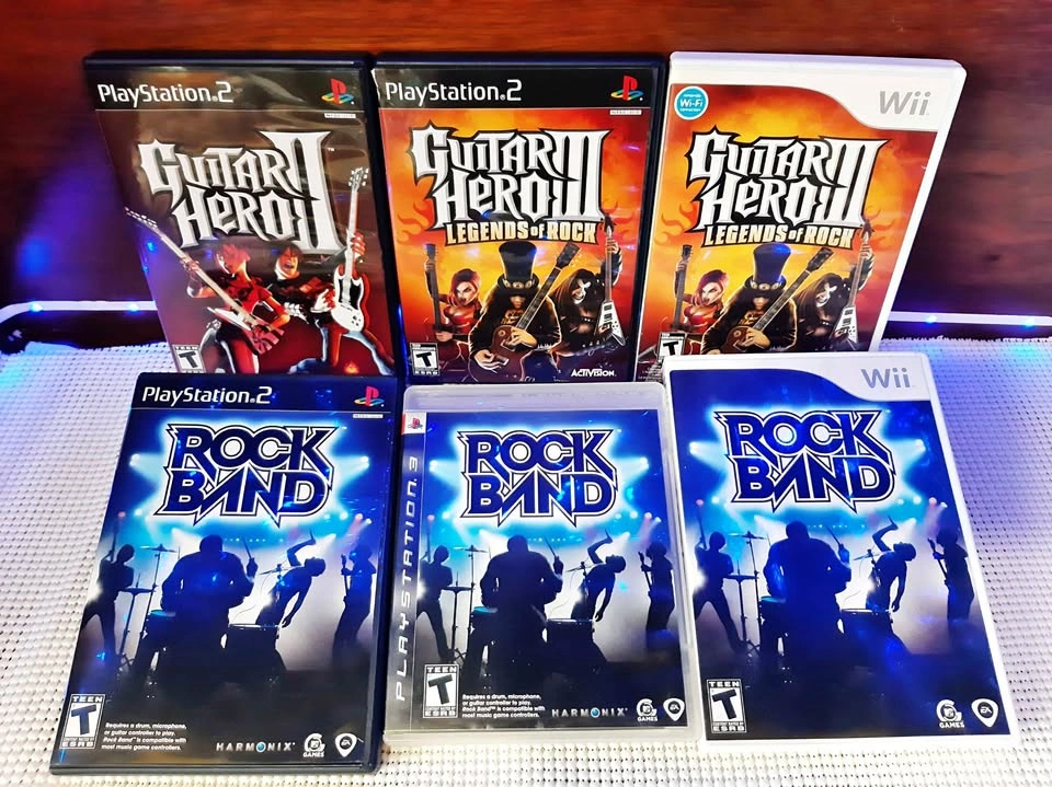Guitar Hero and Rockband Games