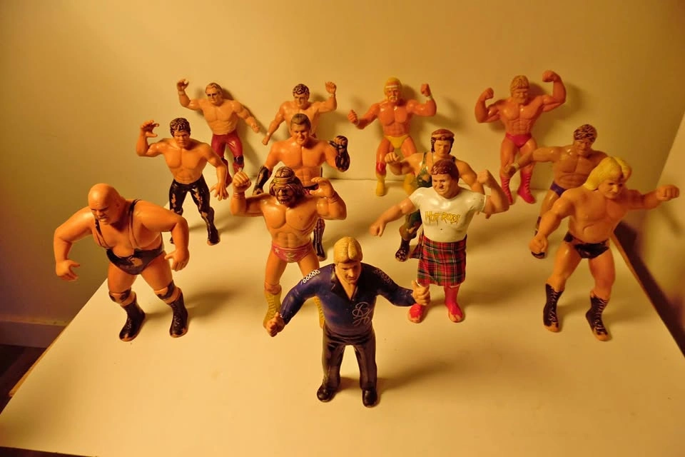Lot of 13 Vintage 80's WWF LJN Titan Sports Action Figures