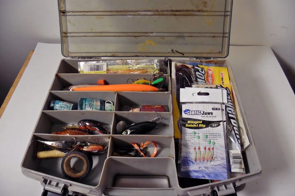 Tackle Box of Fishing Gear