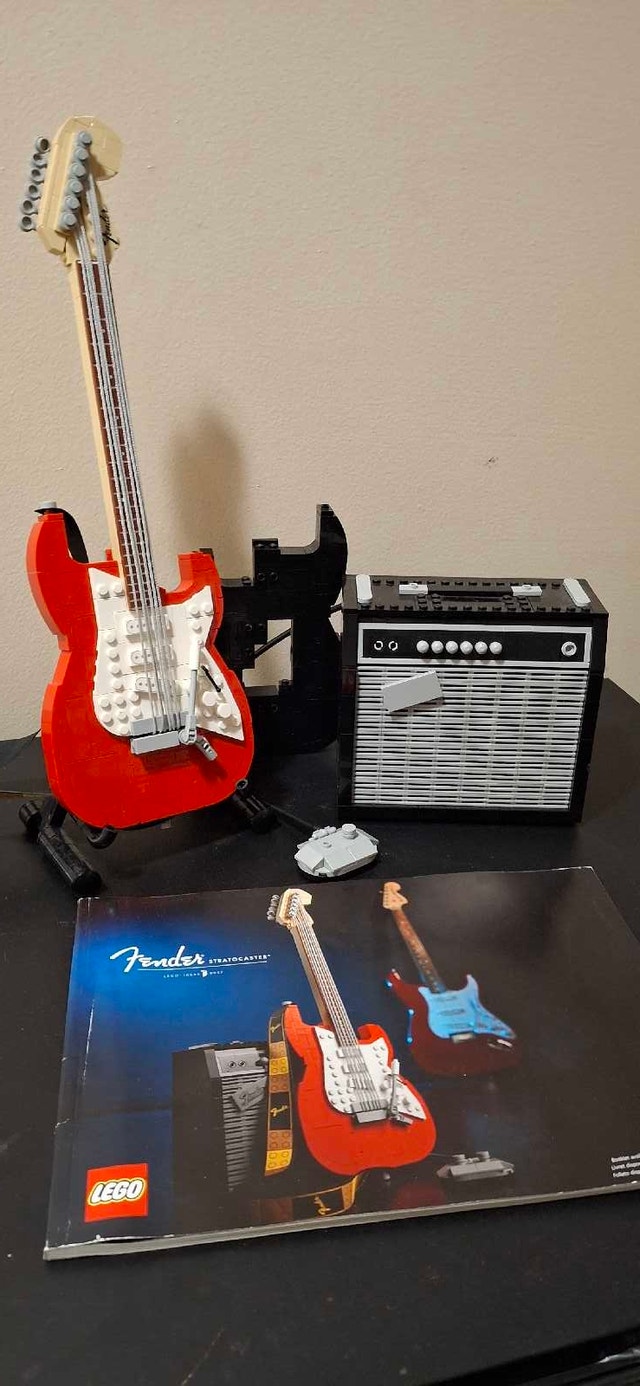 Lego Fender Stratocaster Guitar