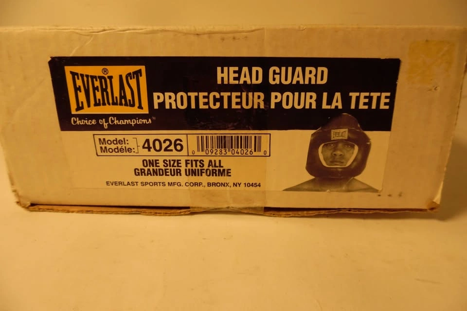 Everlast Headgear Boxing Leather Sparring Helmet Guard - photo 5