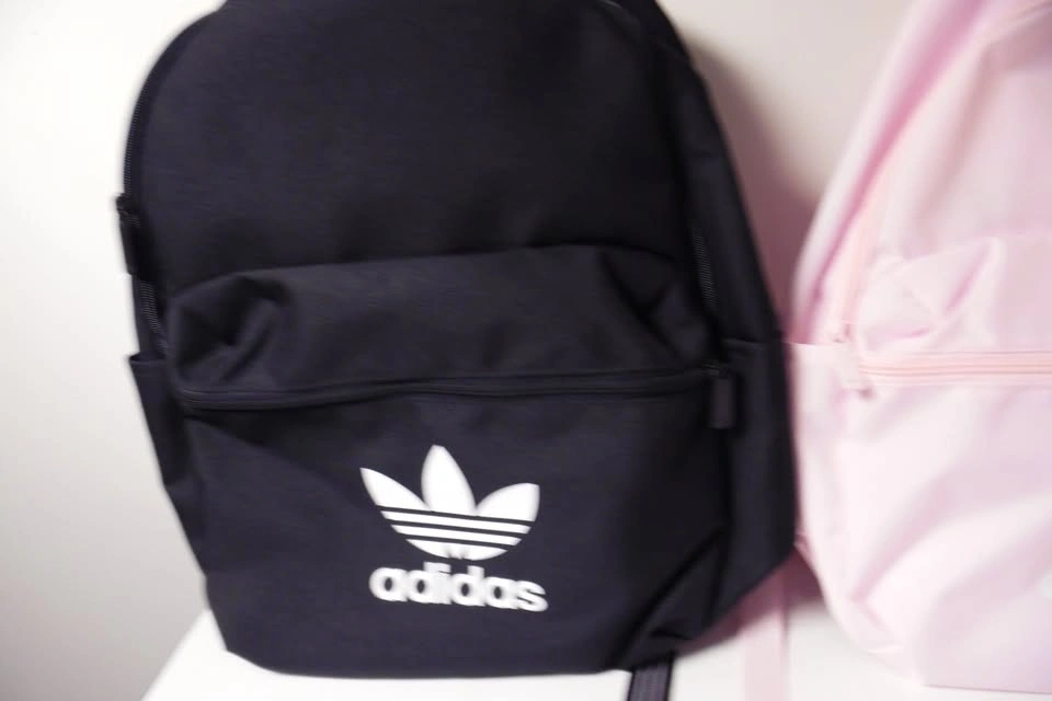 2 Adidas SMALL ADICOLOR CLASSIC BACKPACK Black and Pink - photo 2
