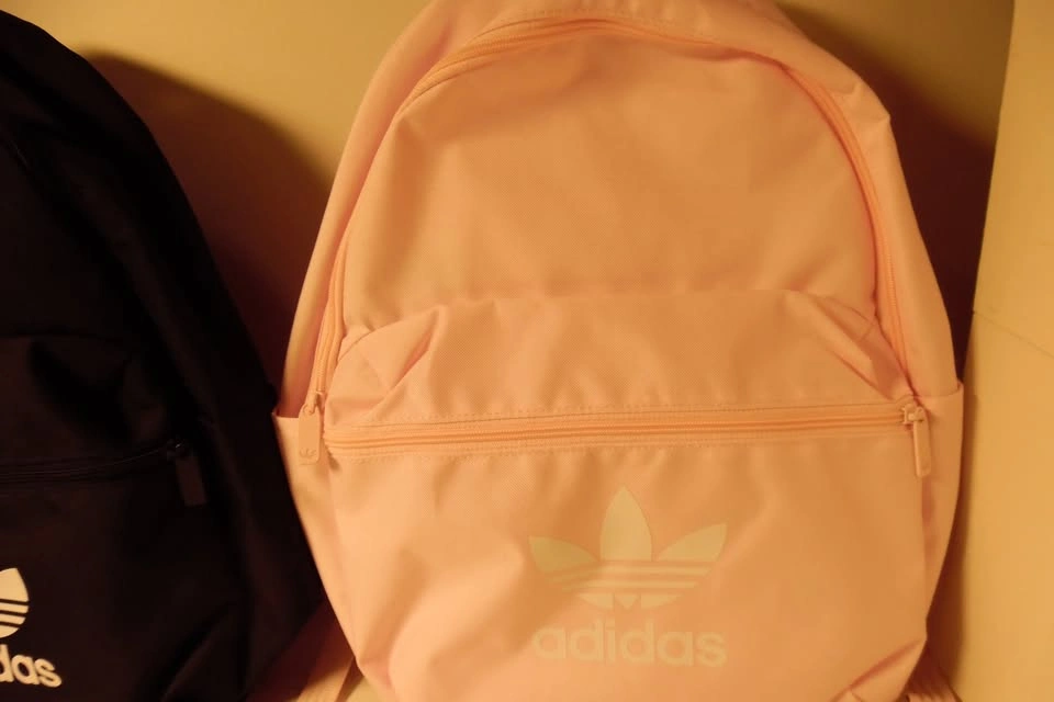 2 Adidas SMALL ADICOLOR CLASSIC BACKPACK Black and Pink - photo 3