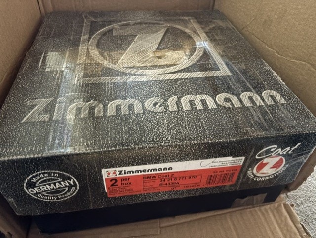 BMW Zimmermann Rear Rotors 34 21 6 771 970