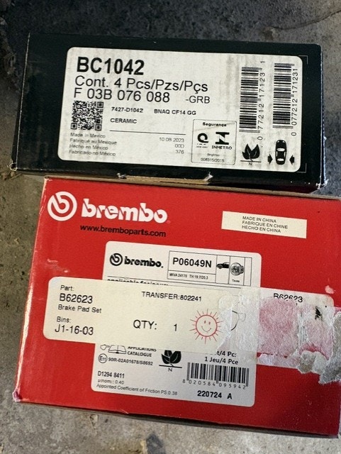 BMW BOSCH BC1042 Rear Ceramic Pads