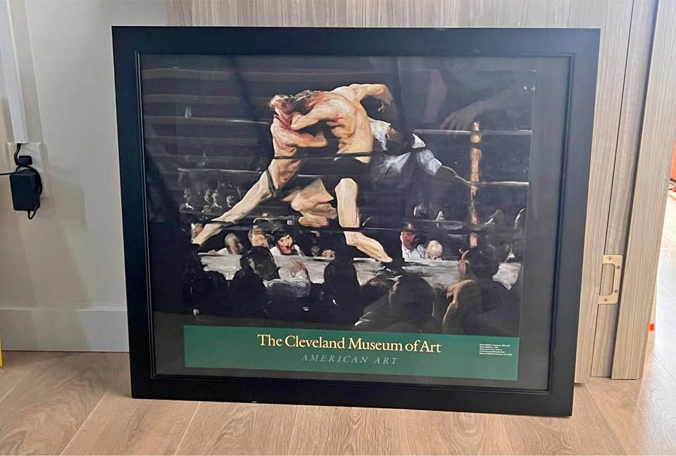 Boxer Framed Wall Art Piece