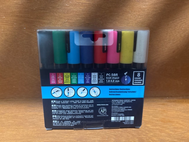 Uni Posca Brush Marker Set - photo 2