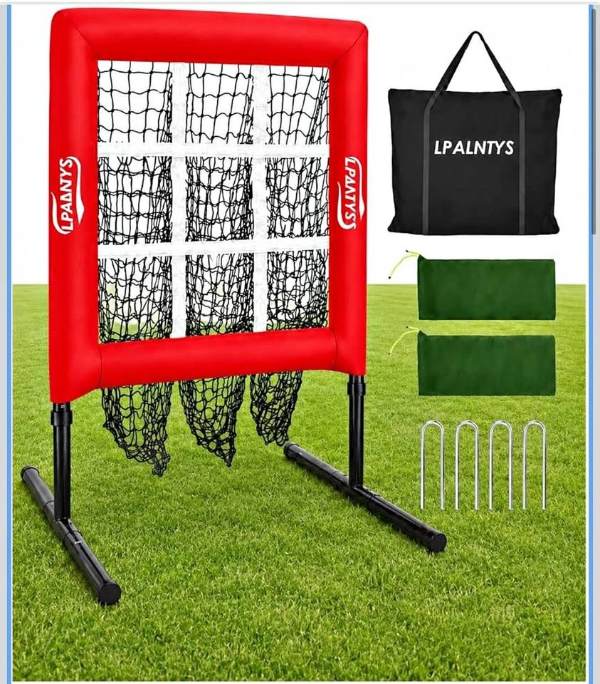 9 Hole Pitching Net with Strike Zone for Baseball/Softball