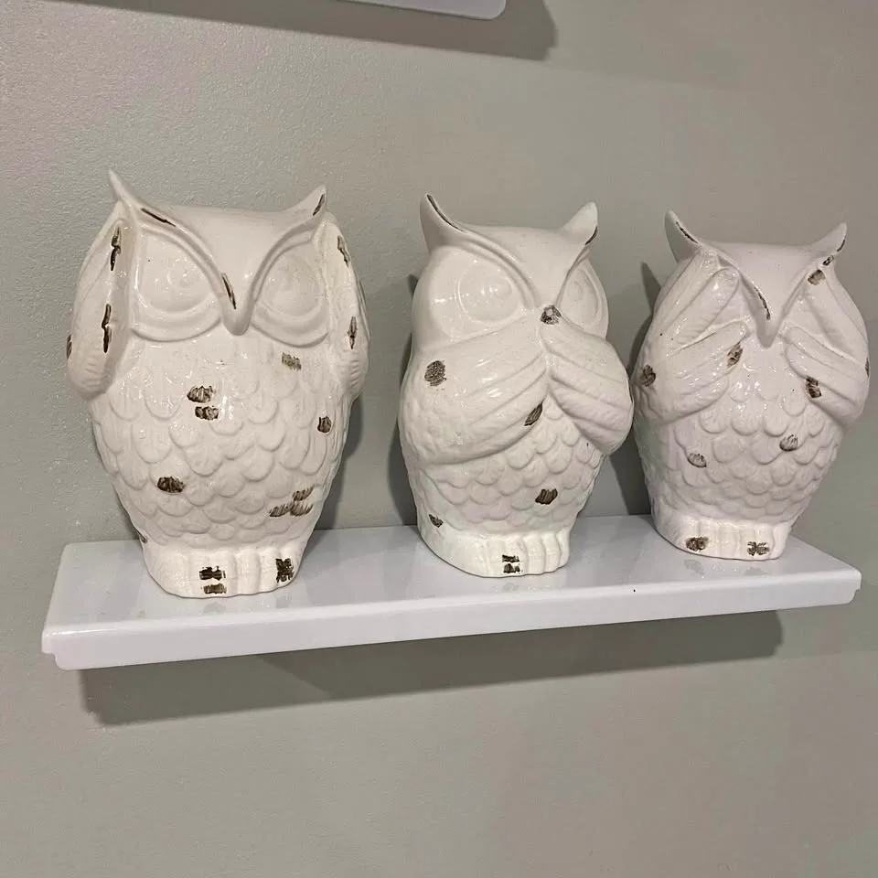 Ceramic Owl Set thumbnail