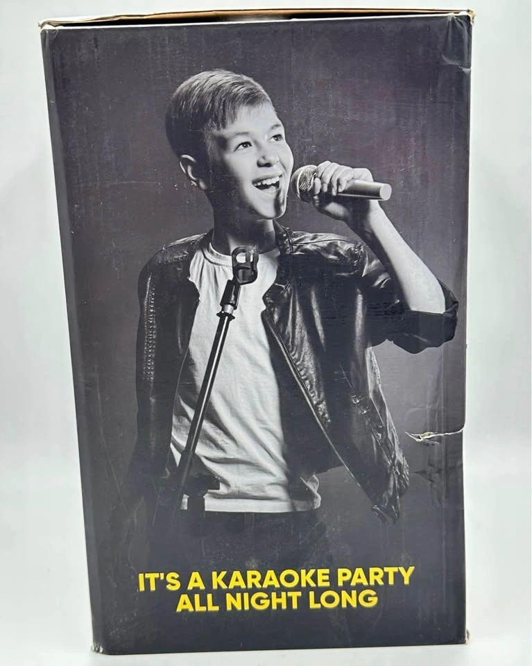 Wireless karaoke machine with 2 mics Bluetooth and wired - photo 5