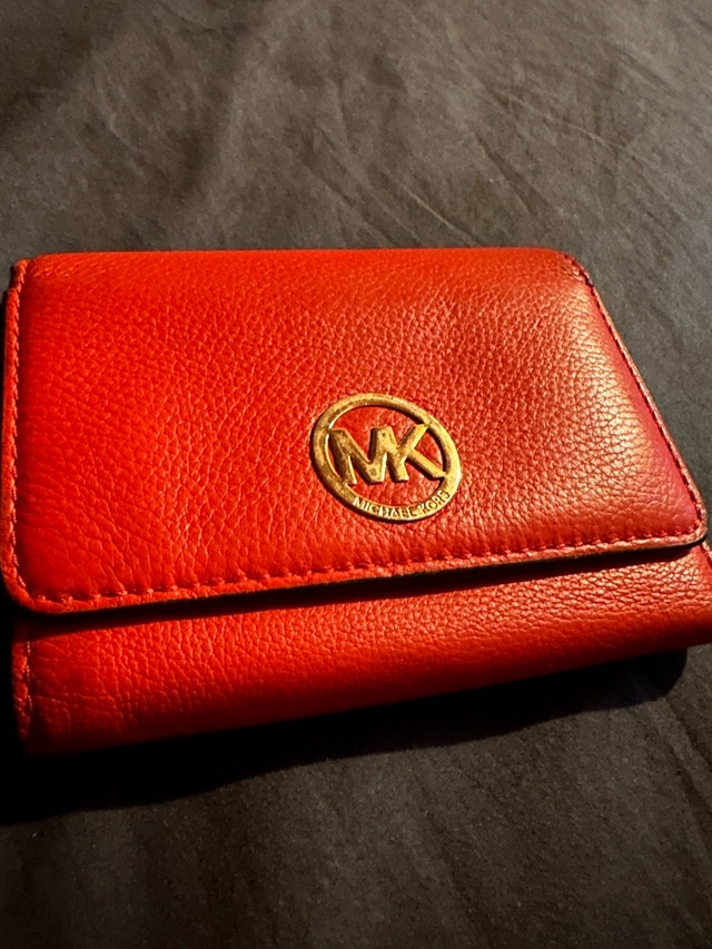 Red Michael Kors wallet