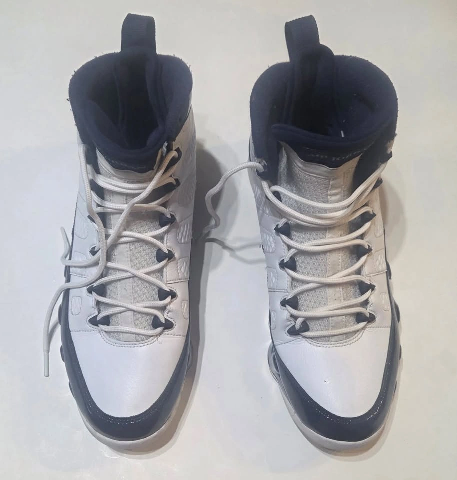 Mens US Size 11 - Air Jordan 9s White/Blue - photo 2